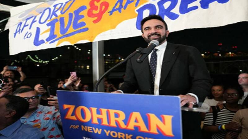 نیویارک سٹی میں مقامی انتخابات کا تاریخی موڑ: ظہران مامدانی میئر شپ کی دوڑ میں آگے