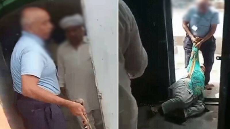 شیخوپورہ: لیسکو آفس کے باہر بزرگ خاتون پر سیکیورٹی گارڈ کا تشدد، ڈی پی او کا نوٹس، مقدمہ درج