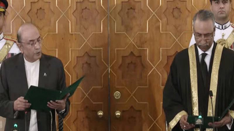 صدرِ مملکت نے جسٹس سردار سرفراز ڈوگر سے بطور چیف جسٹس اسلام آباد ہائیکورٹ حلف لیا