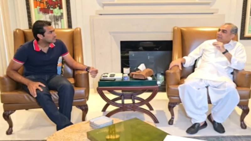 ٹینس کے فروغ کیلئے اقدامات، چیئرمین پی سی بی محسن نقوی اور اعصام الحق کی اہم ملاقات
