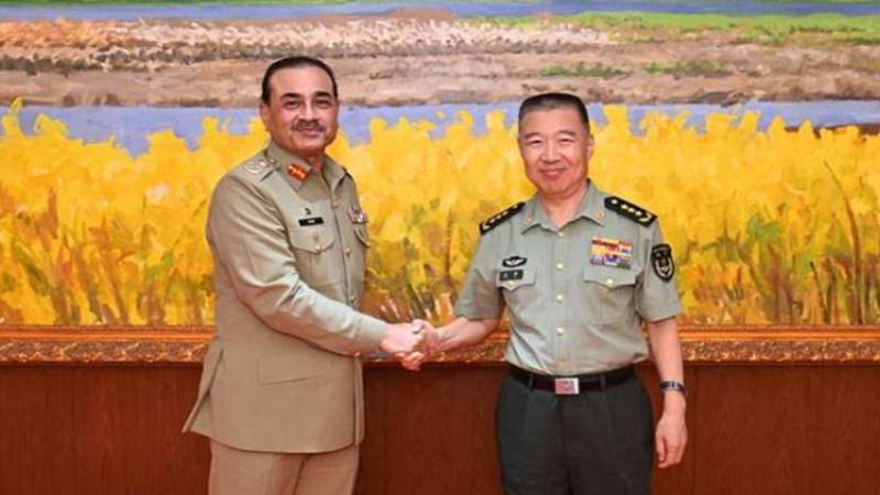 فیلڈ مارشل سید عاصم منیر کی چین میں جنرل چن ہوئی سے ملاقات، دفاعی تعاون پر گفتگو