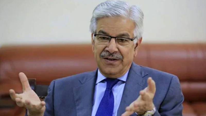  بانی پی ٹی آئی کے بیٹے شرائط پوری کر کے پاکستان آ سکتے ہیں:خواجہ آصف