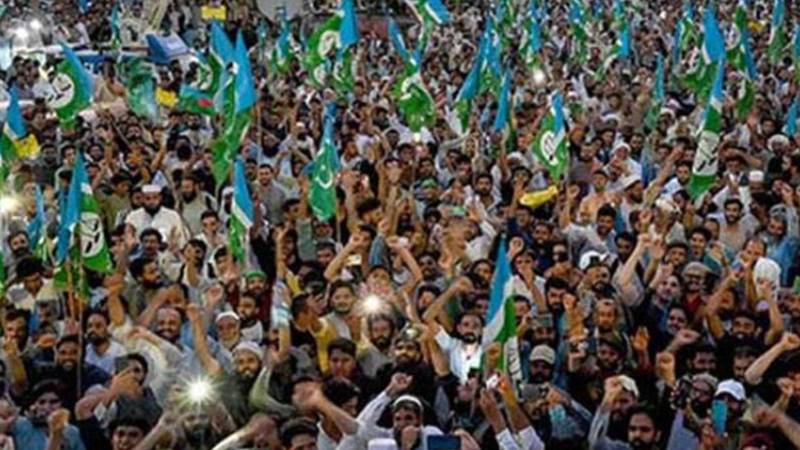  لاہور پریس کلب کے باہر جماعت اسلامی کا دھرنا جاری، اسلام آباد مارچ کا امکان