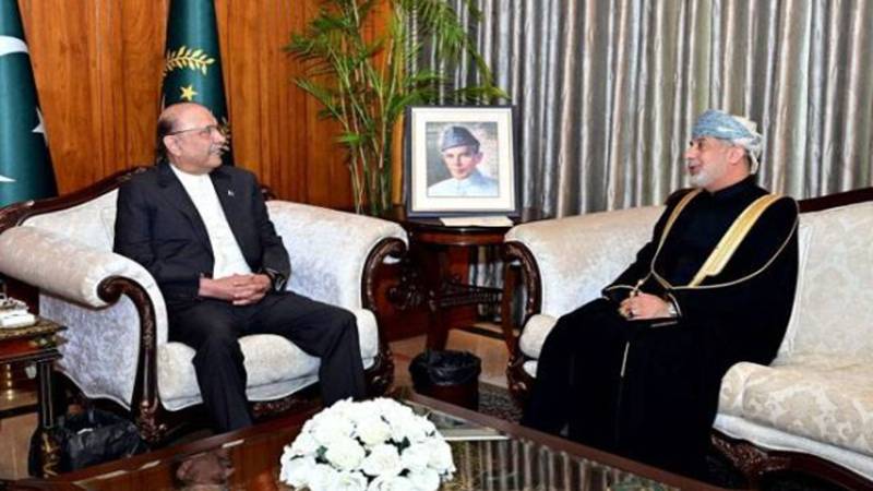 پاکستان اور عمان کے درمیان معاشی اور تجارتی روابط کو مضبوط بنانے کی ضرورت ہے:صدر مملکت 