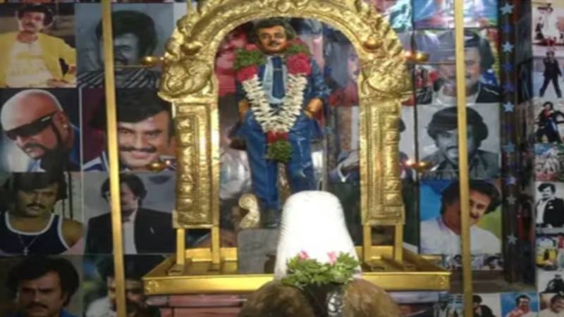 رجنی کانت کے فلمی سفر کے 50 سال مکمل – مداحوں کا انوکھا انداز میں خراجِ تحسین