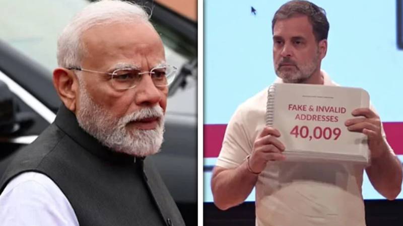 بھارتی اپوزیشن لیڈر راہول گاندھی کا عام انتخابات میں دھاندلی کا الزام، نریندر مودی کی جیت کو متنازع قرار