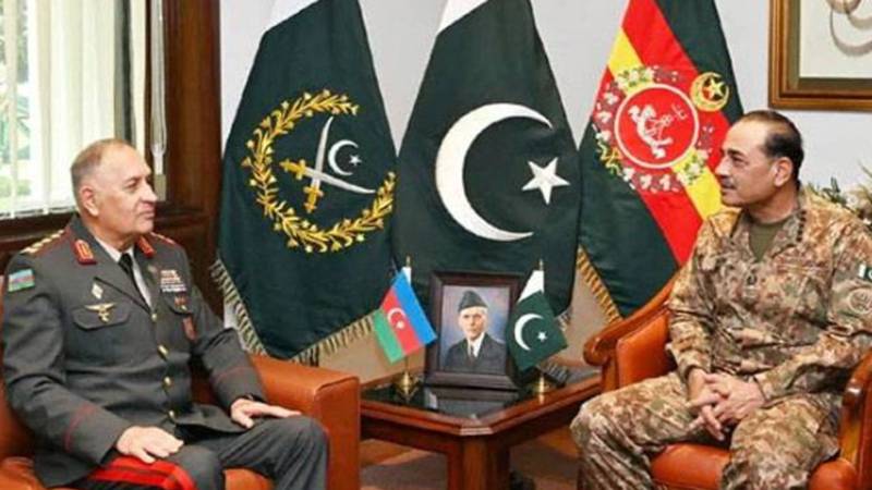  آرمی چیف سے آذربائیجان کے چیف آف جنرل اسٹاف کی ملاقات، عسکری تعاون پر تبادلہ خیال
