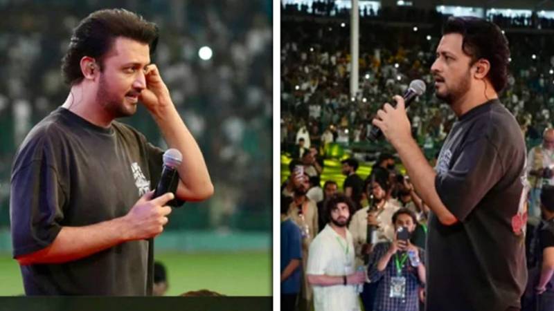 والد کے انتقال کے بعد بھی عاطف اسلم کا شاندار اسٹیج شو