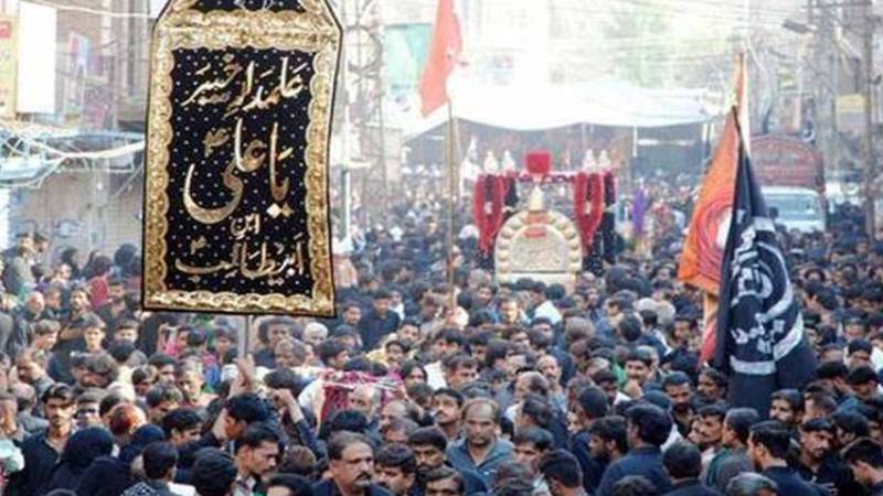 چہلم امام حسینؓ: گامے شاہ اور بی بی پاک دامن سے زائرین کا پیدل قافلہ روانہ