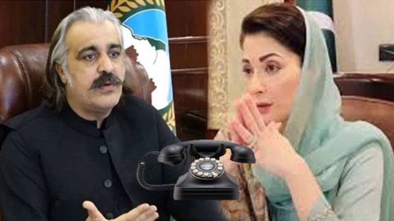مریم نواز کا وزیراعلیٰ خیبرپختونخوا سے ٹیلیفونک رابطہ، سیلاب متاثرین کیلئے تعاون کی پیشکش