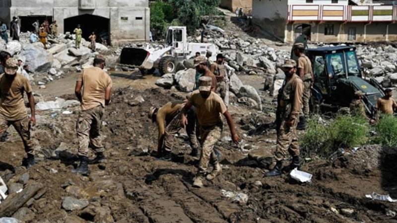 سیلاب زدہ علاقوں میں ریسکیو آپریشن جاری، زخمیوں اور لاشوں کی تلاش میں ٹیمیں متحرک