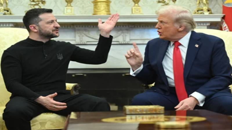 ٹرمپ نے زیلنسکی کو ’ٹوٹا پھوٹا‘ یوکرین کا نیا نقشہ پیش کیا