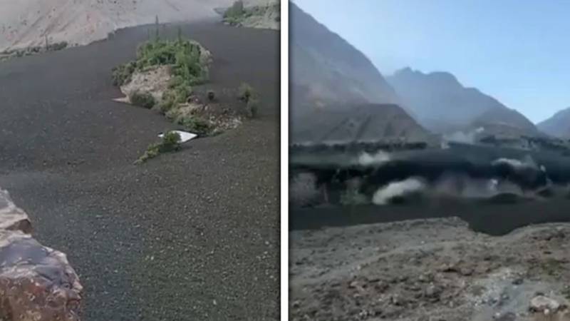 غذر گوپس میں گلیشیئر پھٹنے سے سیلابی صورتحال، متعدد دیہات متاثر