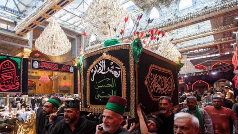 لاہور: شہادت امام حسنؑ کے مرکزی جلوس میں عزاداروں کی بڑی تعداد شریک