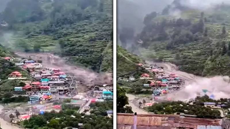 اتراکھنڈ اور مقبوضہ کشمیر میں بارش و کلاؤڈ برسٹ سے تباہی، متعدد خاندان متاثر
