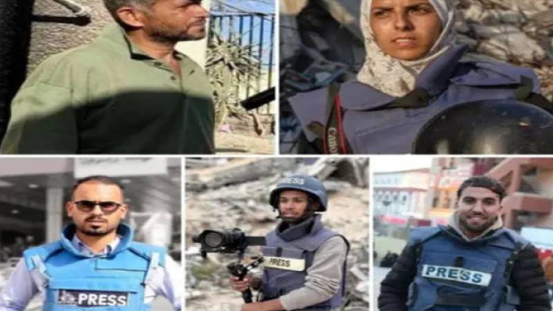 غزہ میں صحافیوں کے قتل پر عالمی میڈیا کا احتجاج، 70 ممالک کے 250 ادارے شامل