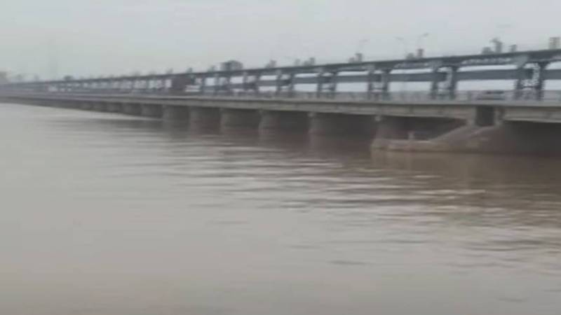 چناب، راوی اور ستلج کے سیلابی ریلے ہیڈ پنجند سے چند گھنٹے فاصلے پر