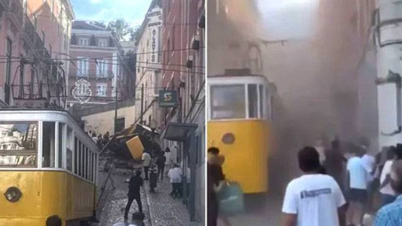 لزبن میں المناک سانحہ: کیبل ٹرین پٹری سے اتر کر عمارت سے ٹکرا گئی، 15 افراد جاں بحق