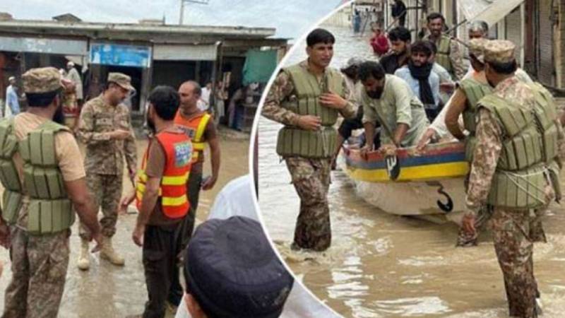 لاہور اور قصور میں سیلاب متاثرین کی بحالی کے لیے پاک فوج کی کوششیں جاری