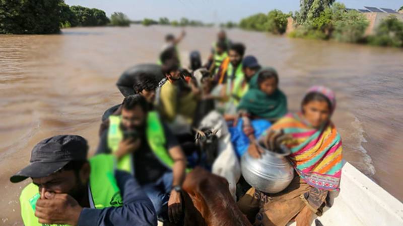 پنجند، لیاقت پور میں پانی کی سطح بلند، متعدد علاقے زیرِ آب آئے
