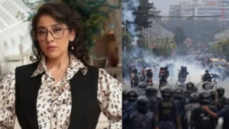 نیپال: بھارتی اداکارہ منیشا کوئرالہ کا مظاہرین پر کریک ڈاؤن کے خلاف ردعمل
