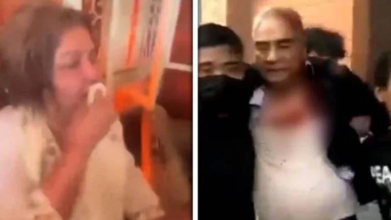 نیپال: سابق وزیر اعظم اور وزیر خارجہ پر مظاہرین کا تشدد، ویڈیو سوشل میڈیا پر وائرل