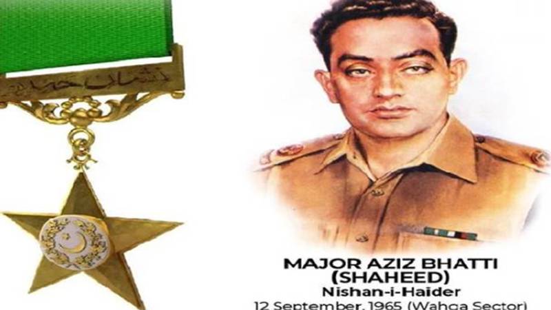 میجر راجہ عزیز بھٹی شہید کی 60 ویں برسی آج منائی جا رہی ہے