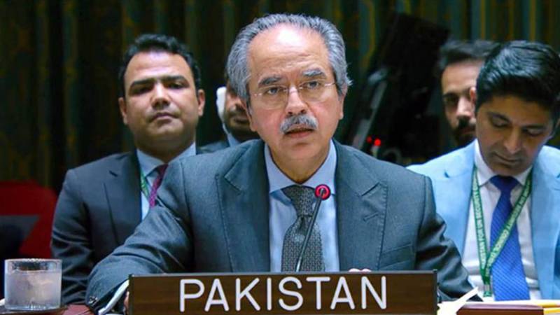 پاکستان نے اقوام متحدہ میں بھارت کو سیلابی نقصانات کا ذمہ دار ٹھہرا دیا