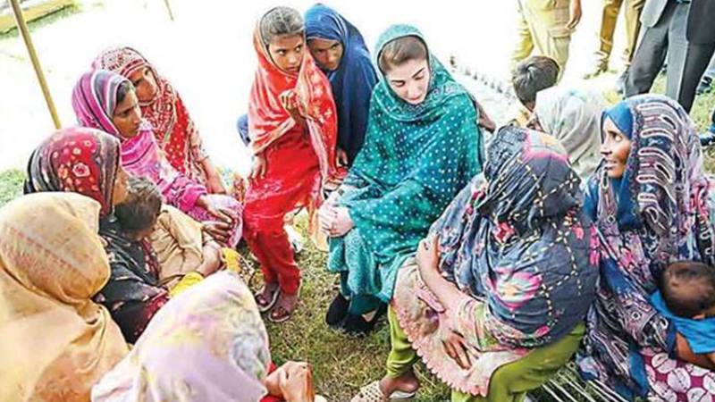 حیم یارخان میں سیلاب متاثرہ خاندانوں کے گھروں کی دوبارہ تعمیر کی جائے گی:مریم نواز