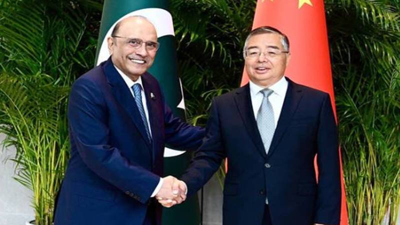 صدر آصف علی زرداری کی چین میں لی شو لی سے اہم ملاقات، دوطرفہ تعاون پر تبادلہ خیال