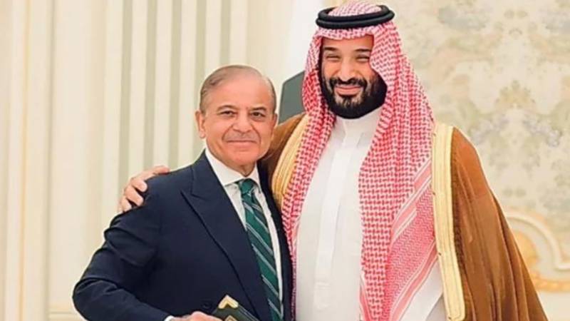 وزیراعظم شہباز شریف کا سعودی ولی عہد محمد بن سلمان کو والہانہ استقبال پر شکریہ