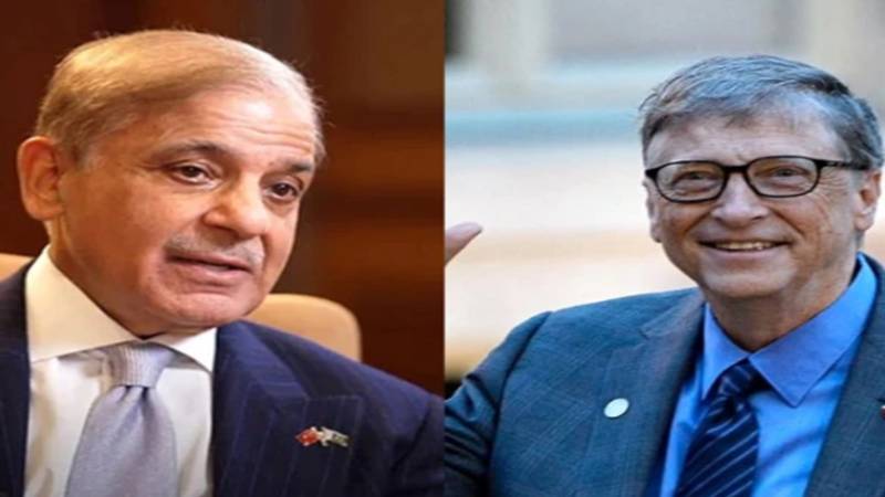 نیویارک: وزیراعظم شہباز شریف اور بل گیٹس میں صحت و معیشت کی ڈیجیٹلائزیشن میں تعاون پر اتفاق