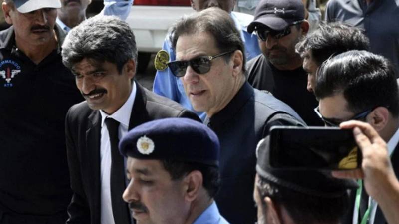 انسداد دہشت گردی عدالت نے عمران خان کی 9 مئی جی ایچ کیو حملہ کیس میں ٹرائل روکنے کی درخواست خارج کردی