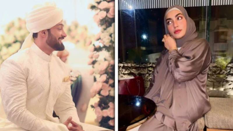 پاکستانی گلوکار عمیر جیسوال نے شادی کی پہلی سالگرہ پر دوسری اہلیہ کی تصویر شیئر کی