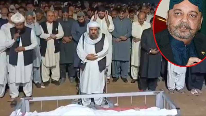 سابق اسپیکر سندھ اسمبلی آغا سراج درانی سپرد خاک، نمازِ جنازہ میں وزیراعلیٰ سندھ کی شرکت