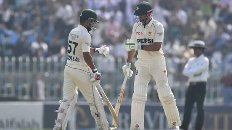 پاکستان کا دوسرے ٹیسٹ کا پہلا دن، 5 وکٹوں پر 259 رنز کے ساتھ اختتام