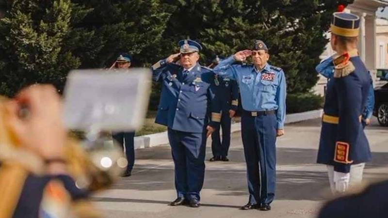ائیر چیف مارشل ظہیر احمد بابر سدھو کا رومانیہ کا اہم دورہ