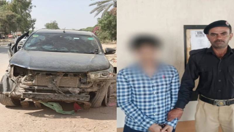 کراچی میں نشہ میں دھت ڈرائیور کی گاڑی سے متعدد موٹر سائیکل سواروں کو ٹکر، گرفتار