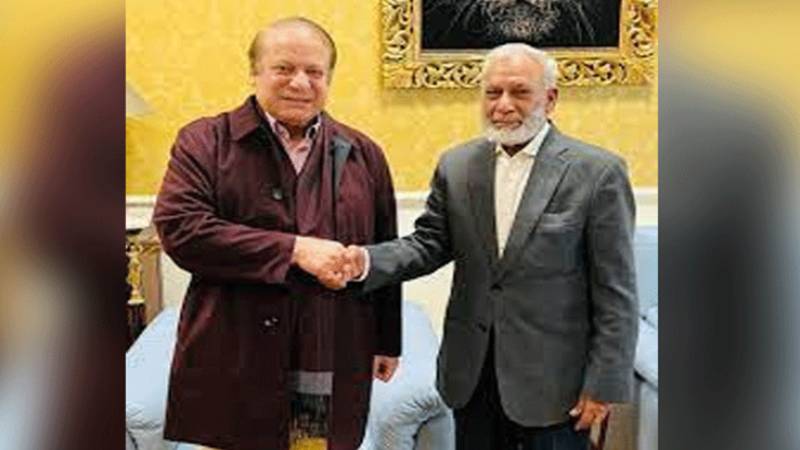 نواز شریف کی سابق ایم این اے بیرسٹر عثمان ابراہیم سے اہلیہ کے انتقال پر تعزیت کا اظہار