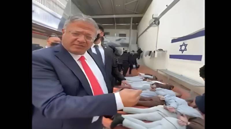 اسرائیلی وزیر بن گویر کی فلسطینی قیدیوں کو قتل کی دھمکی، ویڈیو وائرل