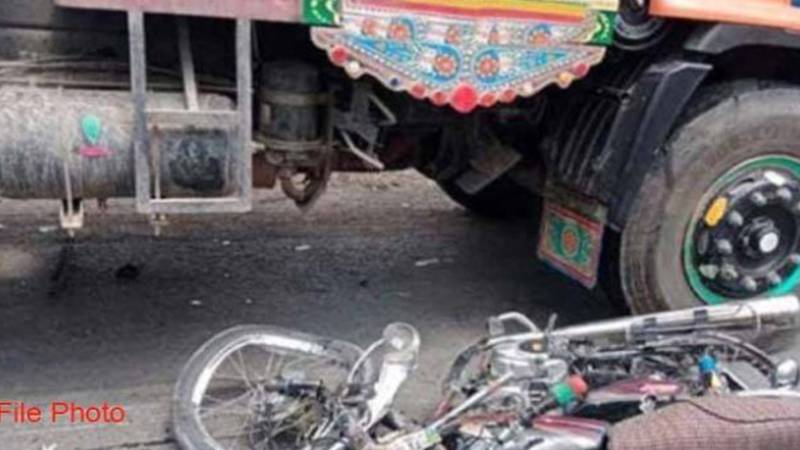 حادثہ لاری اڈہ کے قریب، موٹر سائیکل سوار شخص جاں بحق
