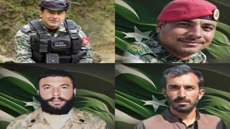 پوری قوم کی عقیدت و احترام کے ساتھ لیفٹیننٹ کرنل محمد حسن حیدر شہید سمیت 4 شہداء کی یاد میں تقریب