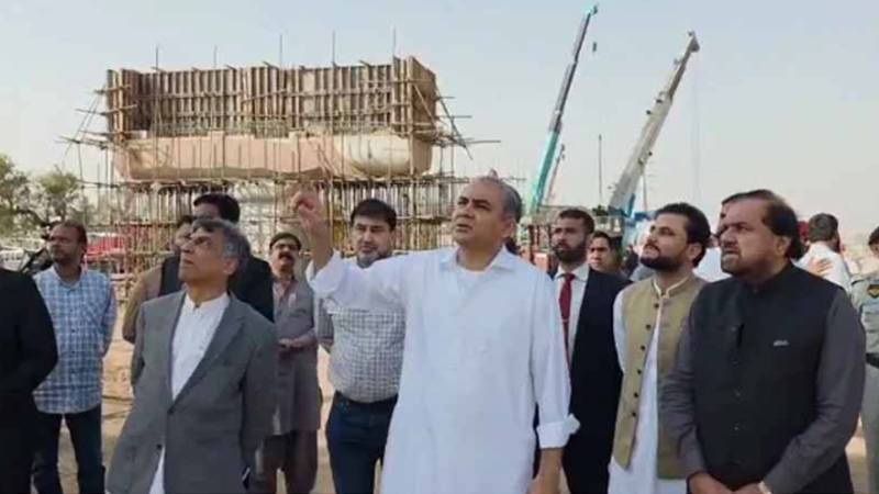 محسن نقوی کا مارگلہ روڈ شاہین چوک انڈر پاس کا دورہ، تعمیراتی پیش رفت کا جائزہ