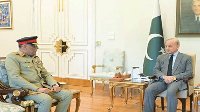 وزیرِ اعظم سے چیئرمین جوائنٹ چیفس آف سٹاف کمیٹی کی وداعی ملاقات