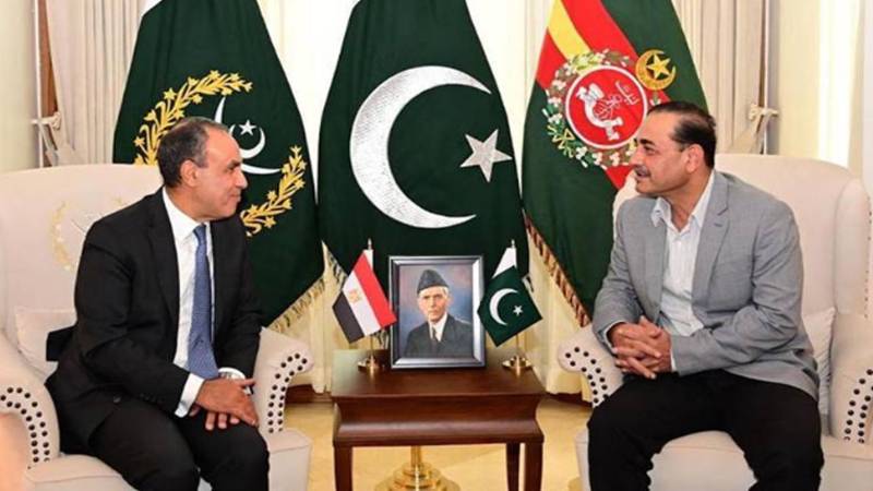  فیلڈ مارشل سید عاصم منیر سے مصر کے وزیر خارجہ ڈاکٹر بدر احمد محمد عبدالعاطی کی ملاقات