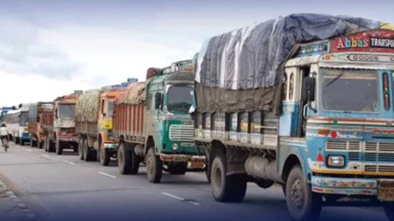 پہیہ جام ہڑتال، ٹرانسپورٹرز کی تجارتی سامان کی ترسیل معطل