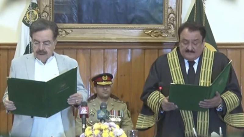 جسٹس محمد کامران نے بلوچستان ہائی کورٹ کے نئے چیف جسٹس کا حلف لیا
