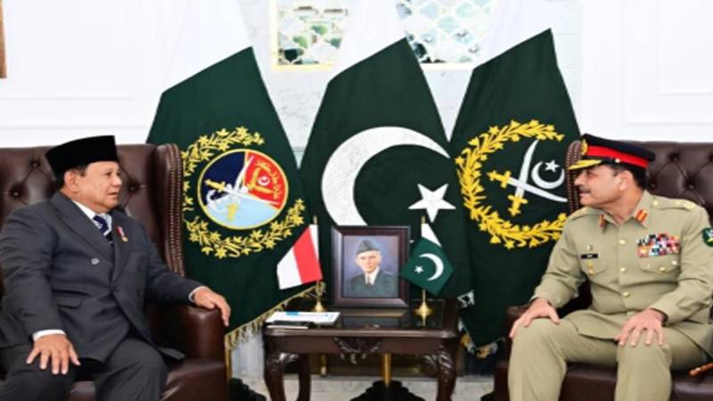 فیلڈ مارشل سے انڈونیشیا کے صدر کی ملاقات، علاقائی سلامتی اور دفاعی تعاون پر بات چیت