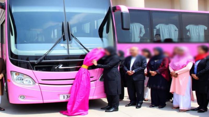 بلوچستان میں خواتین کے لیے پہلی پنک بس سروس کا آغاز