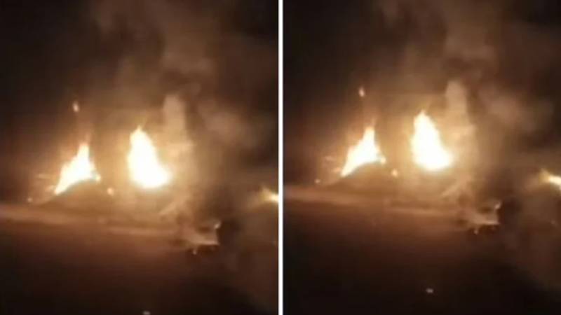 ژوب: ٹرک اڈے میں آئل ٹینکر اور کوئلے کے ٹرک میں آگ، 16 افراد زخمی